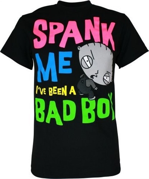 Eleven Paris Mens Large Family Guy Stewie Graphic T-Shirt Black Large Eleven Paris Mens Large Family Guy Stewie Graphic T-Shirt Black Large